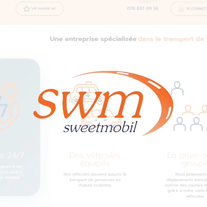swm sweetmobil, transport de personne,